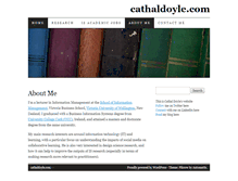 Tablet Screenshot of cathaldoyle.com